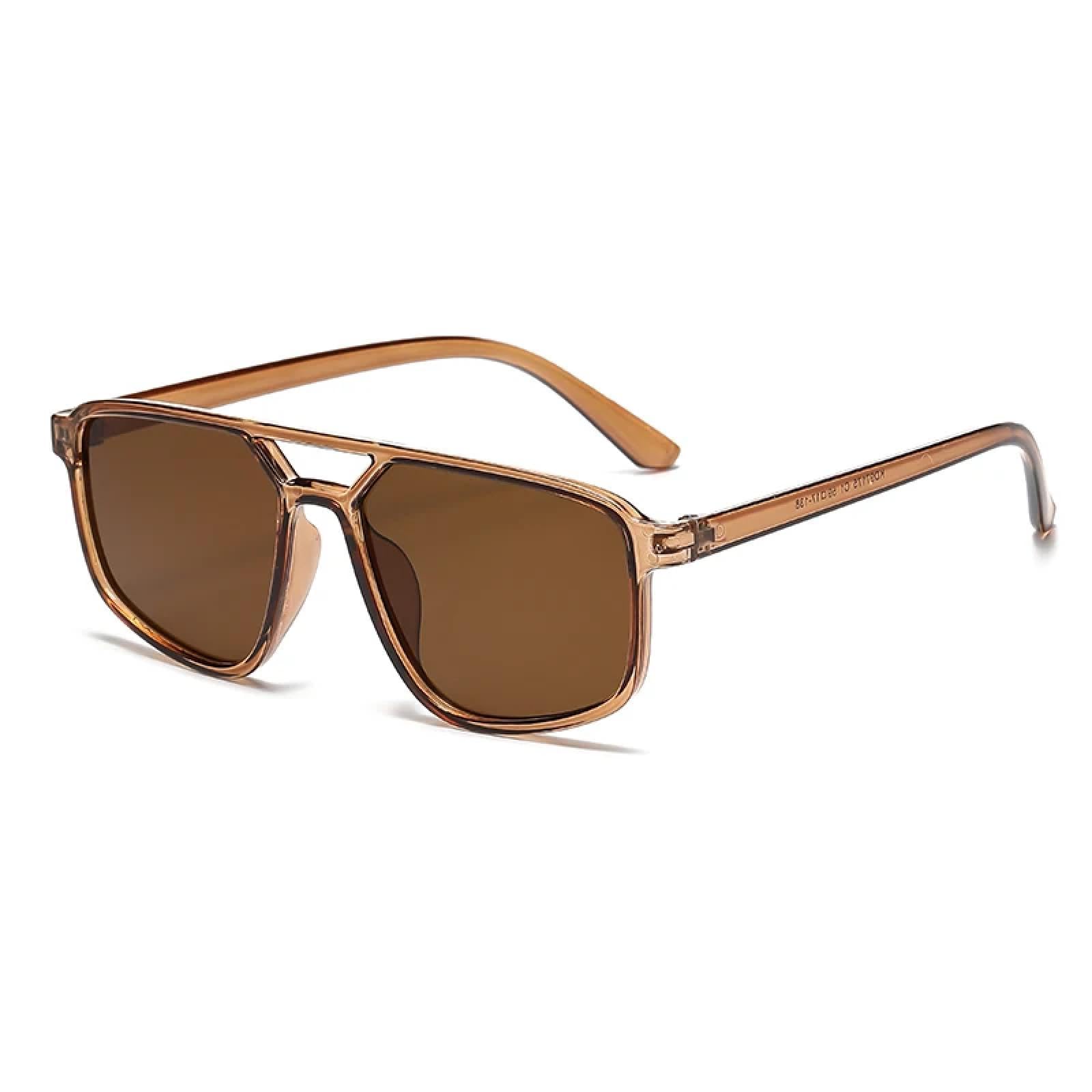 Gafas de sol con protección Uv400 | Marco pequeño doble puente | Mujeres y hombres para deportes al aire libre y conducción
