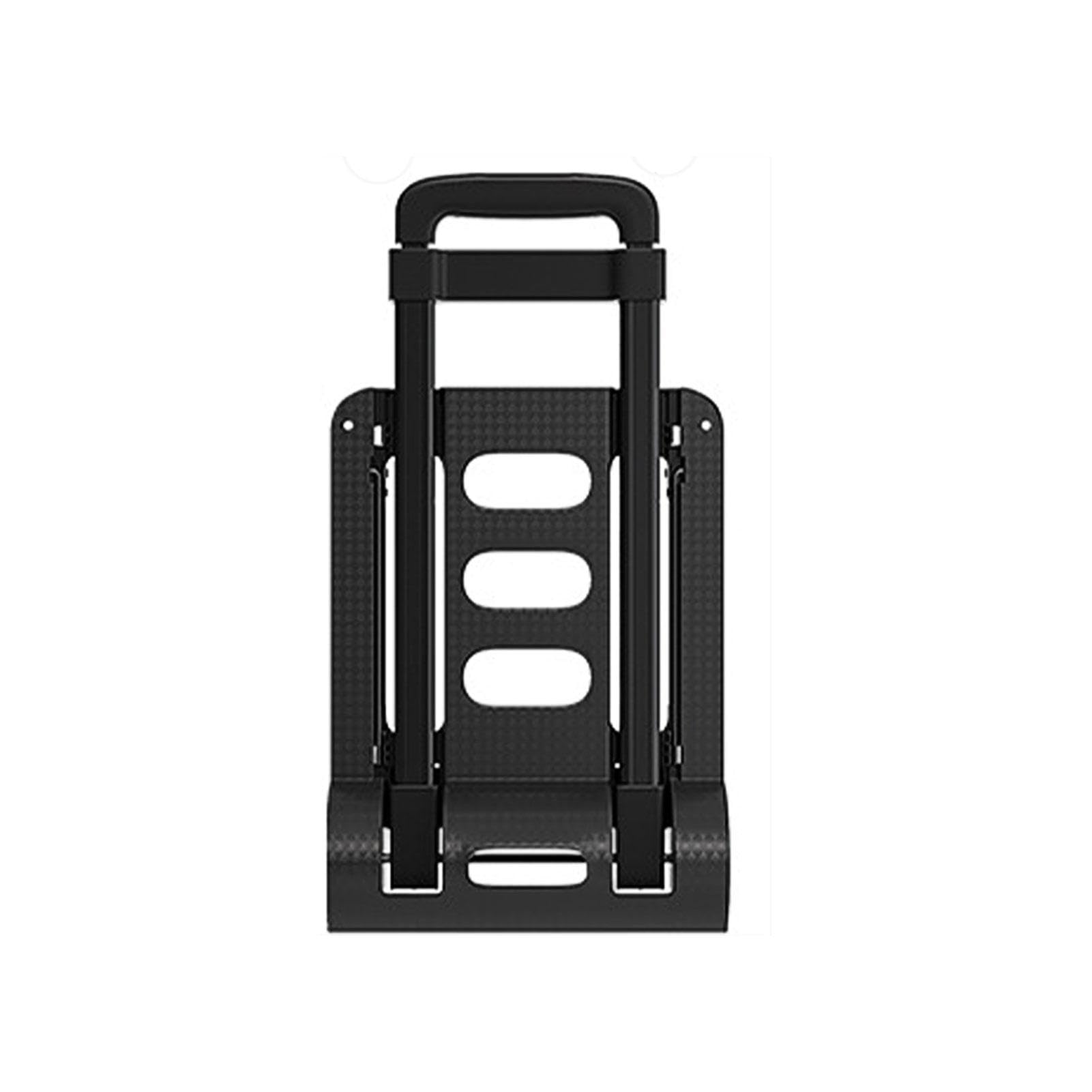 Carretilla de aluminio – Carretilla de mano de aluminio para exteriores | Carretilla de mano plegable con ruedas para mudanza de equipaje, viajes de negocios y compras, accesorios de mudanza de