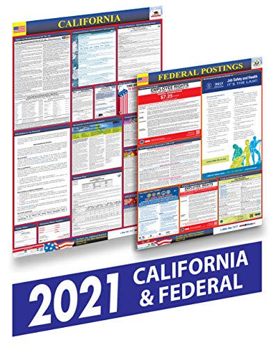 Osha4less 2021 California Labor Law Posters (State & Federal)