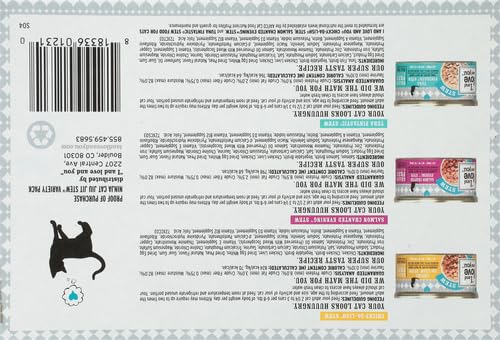 Image of I AND LOVE AND YOU Wet Cat Food - Ninja Cat Jiu JIT Stew Variety Pack - Chicken, Salmon, Tuna, Grain Free, Filler Free, 3oz (Pack of 48)