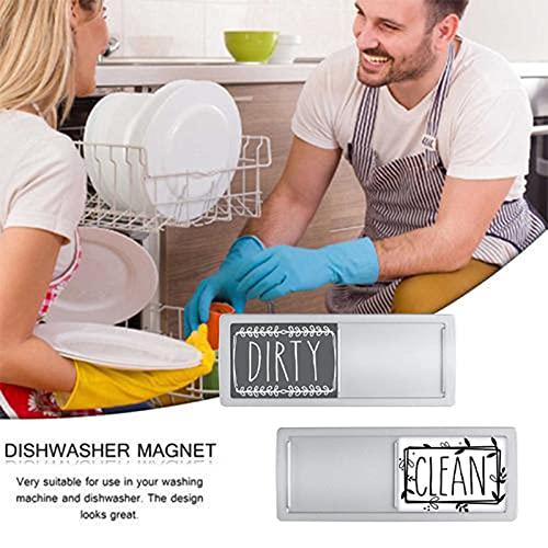 Vaatwasmagneet Schoon vuil bord, schoon vies bord Indicator voor keuken Vaatwasser Niet-kras Gemakkelijk te lezen en… - Image 3