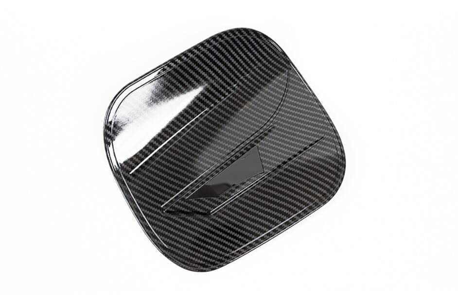 Carbon Fiber Car Fuel Gas Tank Cap Cover Gas Door Cover Trim Emblems fit for Toyota C-HR 2017 2018 2019 2020 2021 2022 2023