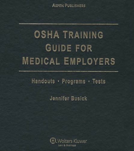 Buy OSHA Training Guide for Medical Employers Book Online at Low Prices ...