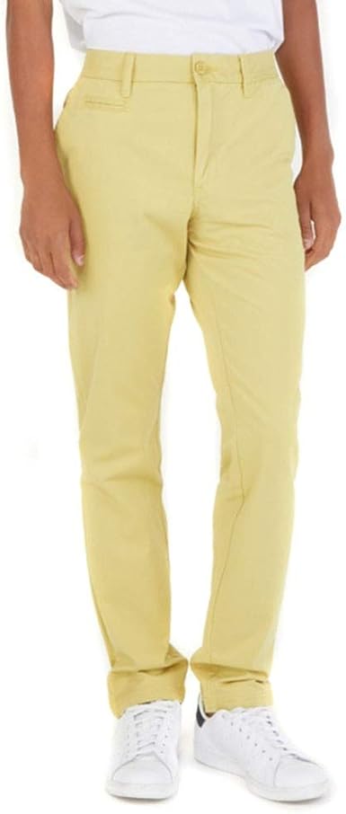 Teddy Smith Pantalon Chino Jaune Homme Amazon Fr Vetements