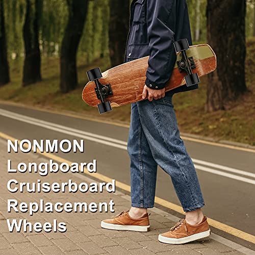 NONMON Ruote Longboard Cruiser Boards 70mm 80A con...