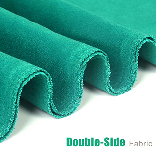 Pool Table Felt Billiard Cloth: Wool Pool Table Cloth Choose For 7', 8'Or 9' Table, Replacement Billiard Table Felt Is Available In Blue, Navy, Green, Black, Red, Grey And Tan（English Green 9 Feet) #TOP2