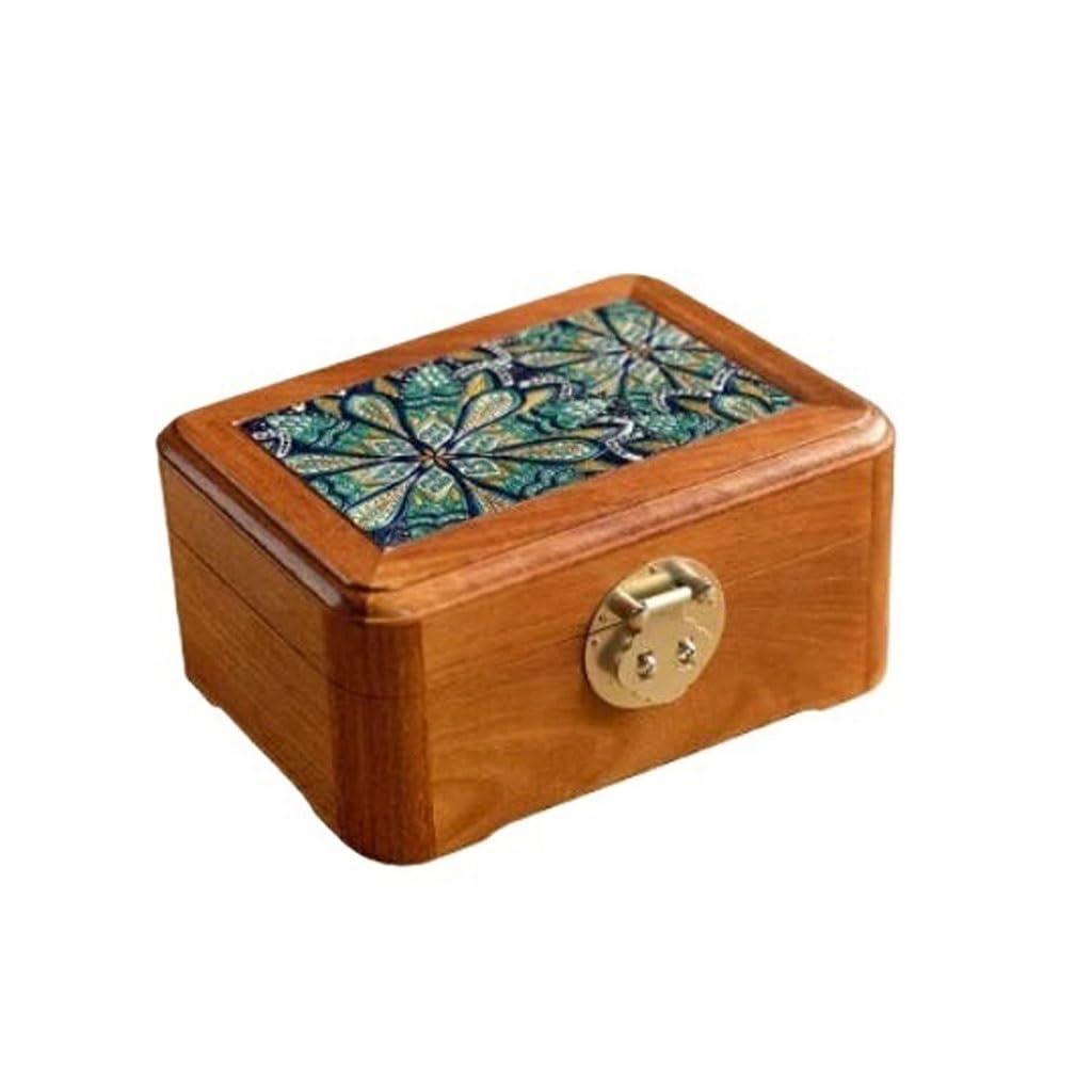 Boîte de rangement de bijoux en or uotmui, le cadeau de mariage idéal en bois
