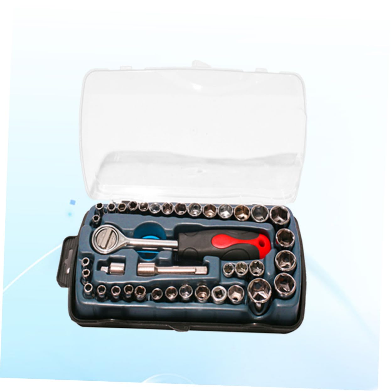 jojofuny Ensemble de 40 Douilles Polyvalentes pour Réparation Automobile et Moto, Outils de Quincaillerie Domestique