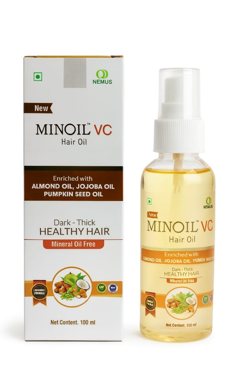 Minoil VC Hair oil, Enriched With Almond and Noni oil-image-48