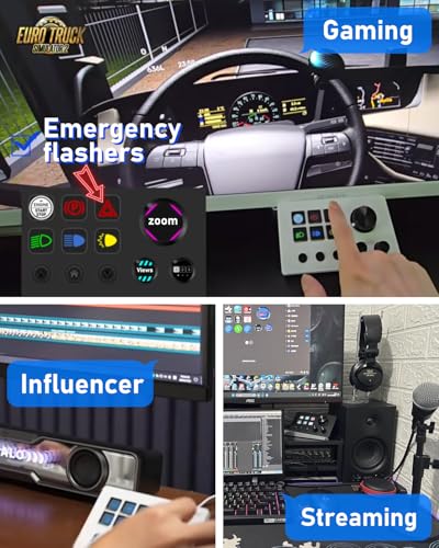 Stream Control Deck with LCD Keys