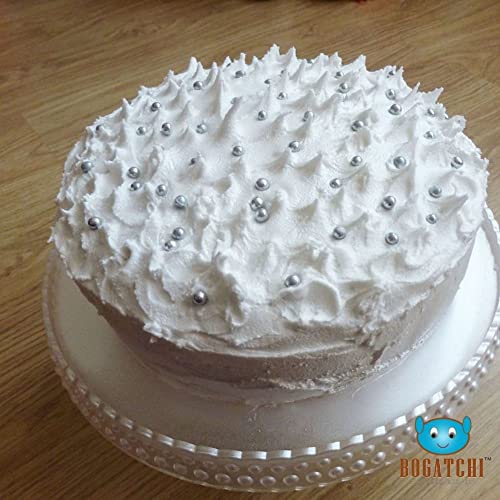 Image of BOGATCHI Whipping cream for cake, Whipping Cream Powder, Whipped Cream, Premium Whipping cream Powder, Rich Whipping cream|FREE One Extra Whipping Cream Powder(50g)+ Silver Balls (20g)