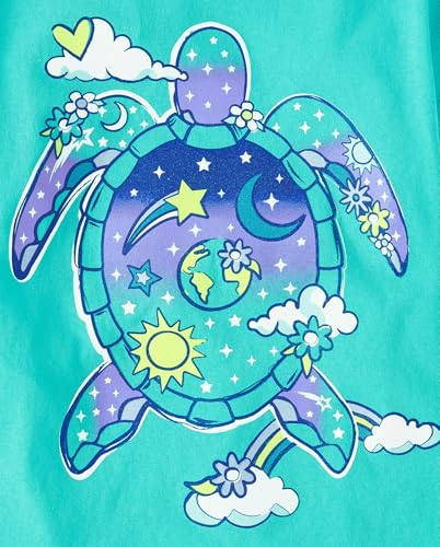 Image of The Children's Place Girls' Sports,Trends,Icons Short Sleeve Graphic T-Shirts,3 Pack