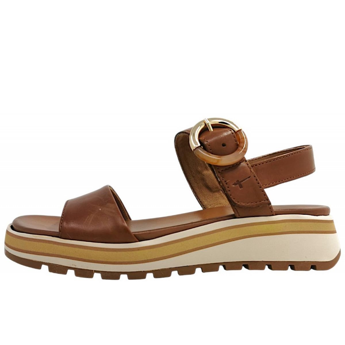 Tamaris Women's Damen 1-28254-46 Heeled Sandal, Cognac Leather, 6 UK