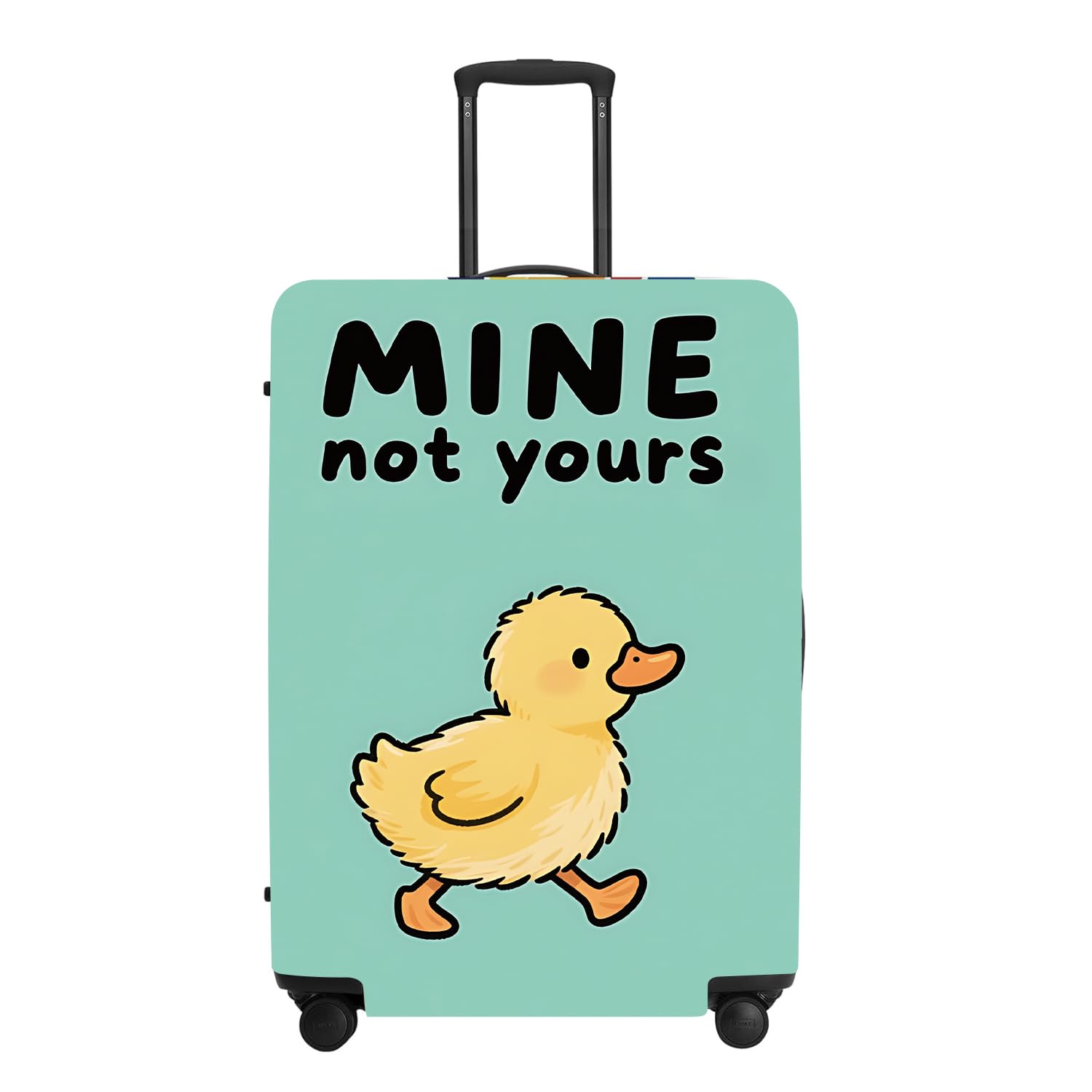 Luggage Cover, Washable Suitcase Cover, Suitcase Protector Anti-scratch Bag cover Fits 18-32 Inch Luggage (Duck, XL(32"-34" Suitcase))