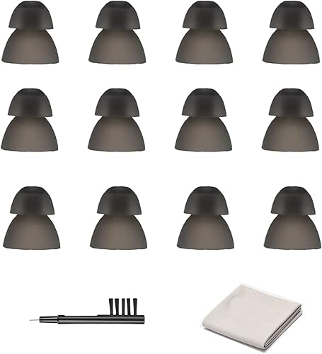 Cúpulas para audífonos Smoky Power Domes para resound Sure Fit RIC RITE y amplificador auditivo BTE de ajuste abierto con herramienta de limpieza