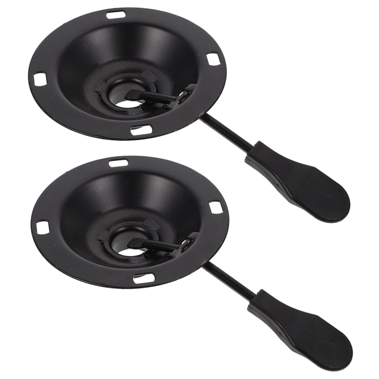 STOBOK 2 Piezas de Placa Base Giratoria para Silla de Oficina, Accesorio de Hierro Fácil de Instalar, Repuesto para Mecanismo de Control de Inclinación