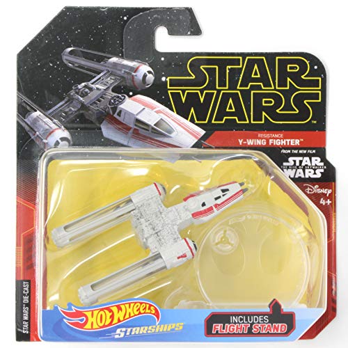 HW Starships Star Wars Resistance Y-Wing Fighter - Red