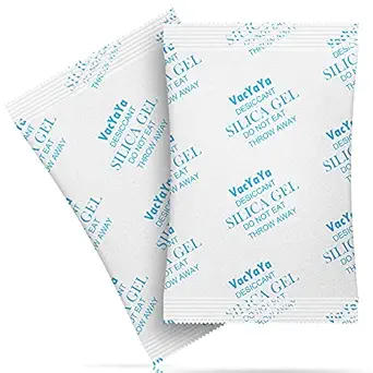 VacYaYa 20 Gram(50Packs) Food Grade Moisture Absorber Silica Gel Desiccant Packets for Storage,Desiccant Silica Gel Packs Food Safe for Moisture