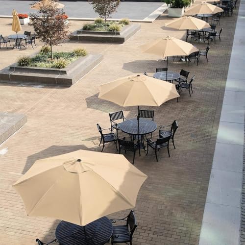 Cubierta de sombrilla de jardín impermeable y resistente para el sol exterior 7