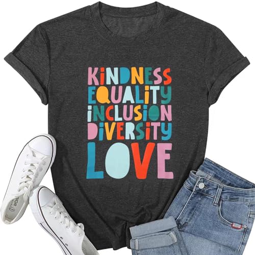 Teacher Shirt Women Inspirational Letter Print T-Shirt Special Education Teacher's Day Tee Tops