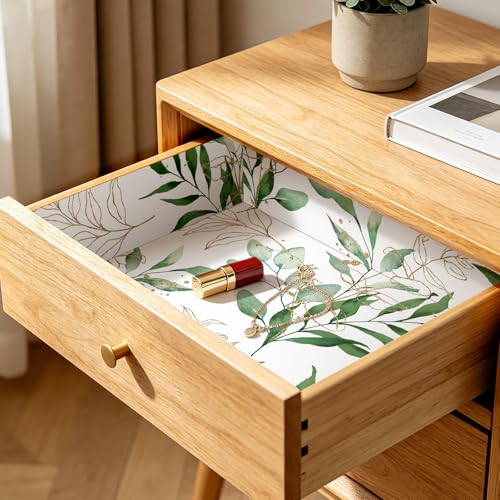Papier adhésif pour meuble feuilles vertes pour une déco salon nature