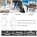 JIARY Winter Gloves Warm, Ski Gloves Snow for Cold Weather, Touchscreen, for Snowboarding, Driving, Gift for Men and Women,5.All Black,One Size