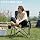 EVER ADVANCED Silla Plegable Oversized para Camping para Adultos con Soporte Lumbar Ajustable, Resistente con Bolsillos Laterales, Portátil miniatura 5