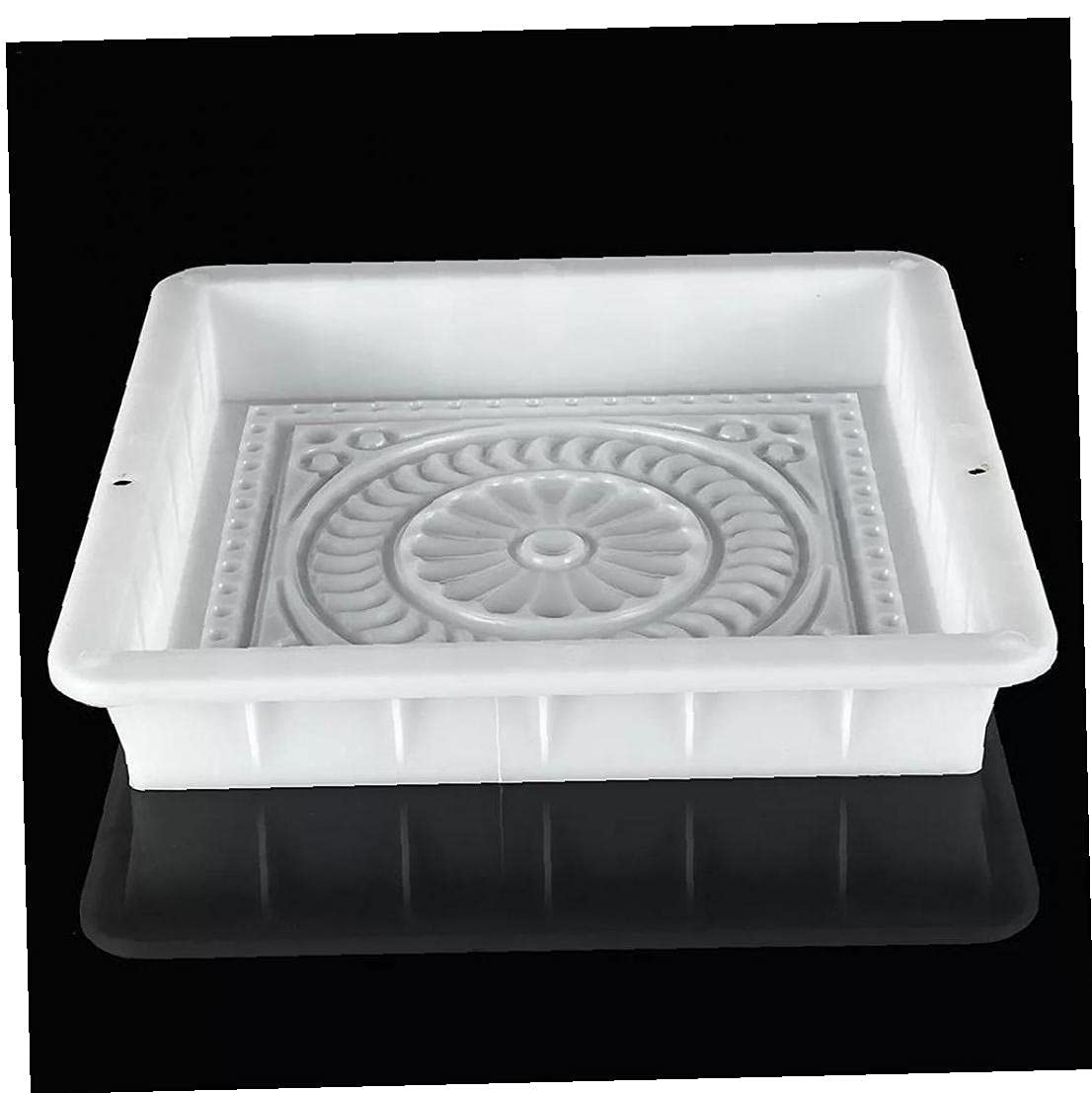 Hormigón Cuadrado Moldea DIY del Pavimento De Ladrillos De Cemento De Piedra Camino De Encofrado Deslizante Herramienta De La Decoración del Jardín 32x32cm