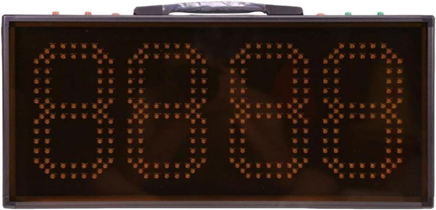 YNIYUJKL Digital Scoreboard Electronic Digital Scoreboard, Electric Led Scoreboard For Soccer Volleyball, Countdown Timer & Score For Games,Double Side