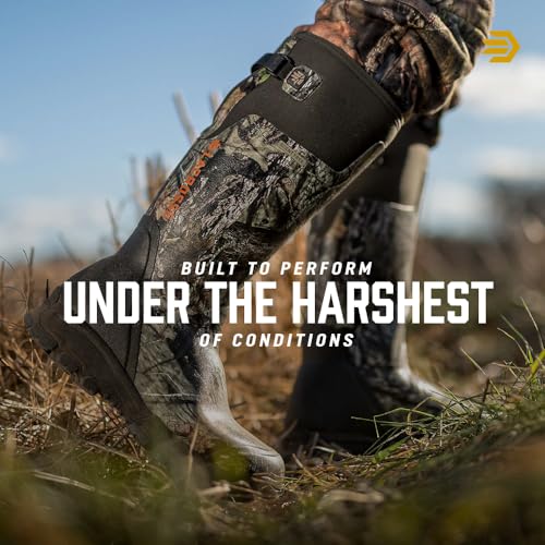 Image of LaCrosse Alphaburly Pro 18 inch Insulated Hunting Boots for Men Featuring Waterproof Rubber, 1600G Thinsulate, and EVA Footbed