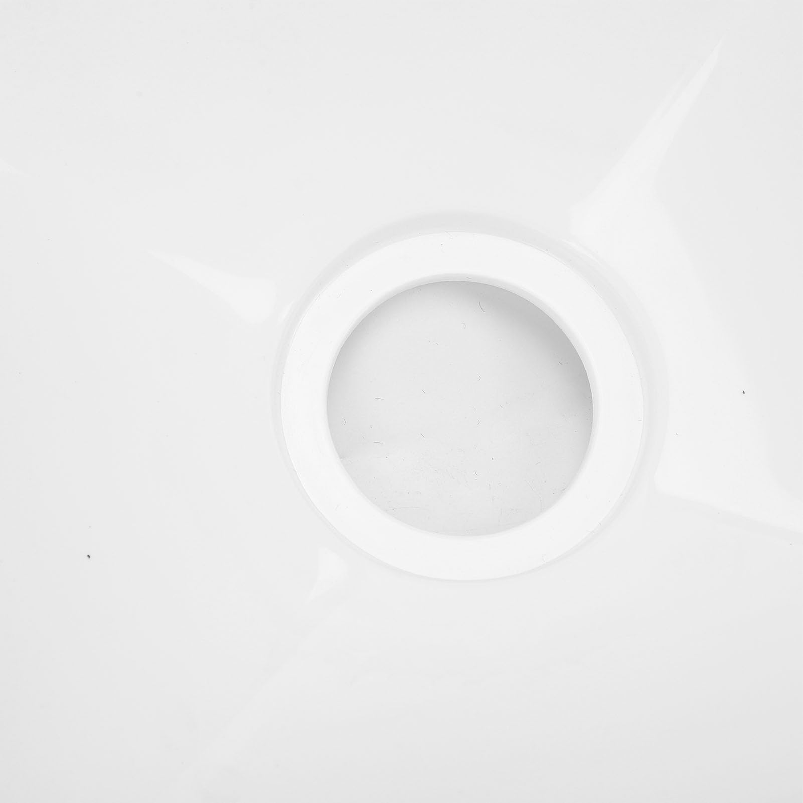 Akozon Lavabo in Acrilico per Veicoli Ricreativi, da Appoggio, con Scarico Incassato Pretagliato da 50 Mm, Ideale per Veicoli Ricreativi, Barche, Cucine e bagni.
