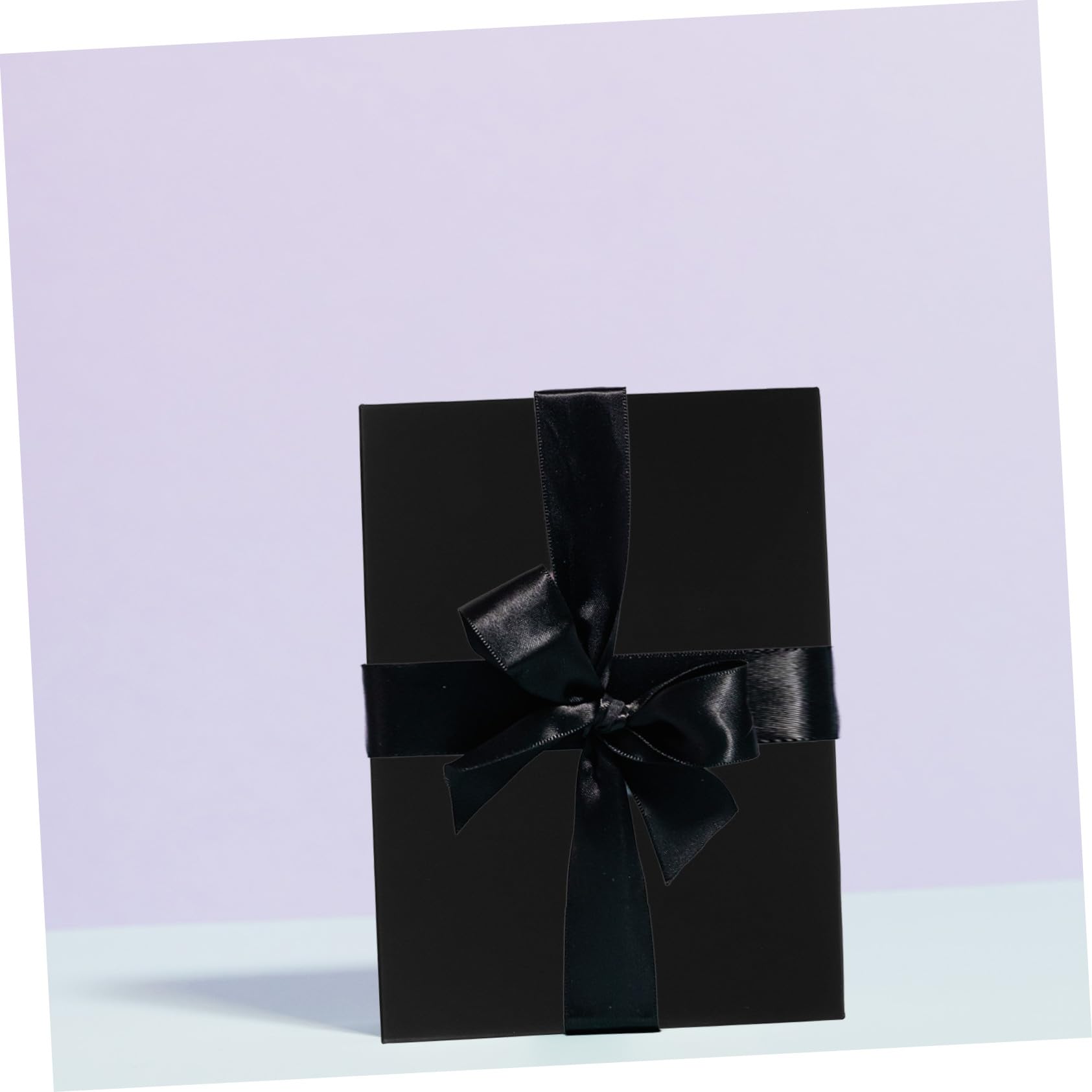 INOOMP Scatola Regalo Coperchio Elegante Rettangolare in Cartone Riutilizzabile Nera Facili da Conservare per Imballaggi e Confezioni Regalo