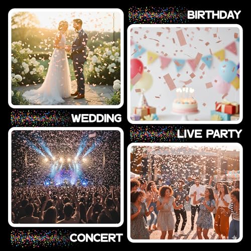 Image of Ultimate Confetti, Mocha Mousse Biodegradable Confetti - Rectangular Flame-Resistant and Slow-FallingTissue Paper Confetti for Cannon and Launcher use - Best for Celebrations - 1 lb, 16 oz
