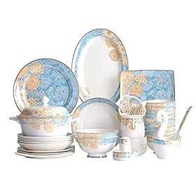 Elevate Your Dining Experience: Buy the Exquisite 60-Piece Luxury Porcelain Dinnerware Set Today! – AKALNNB