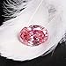 Wixine 1Pcs Huge Unheated Pink Sapphire Oval Cut AAAA Loose Gemstone 18X25mm