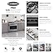 COSMO F965 36 in. Stellar Collection 3.8 cu. ft. Dual Fuel Range, 5 Sealed Burners, 8 Function Convection Oven in Stainless Steel