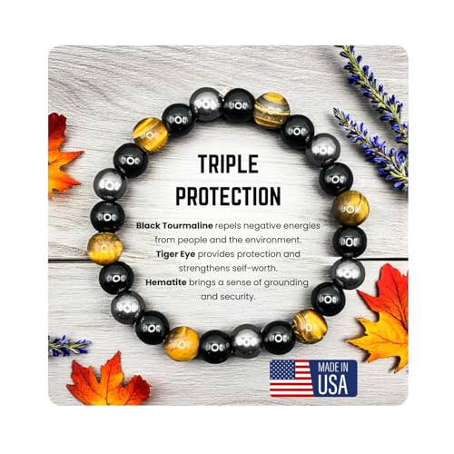 AKDNZ Handmade Triple Protection Bracelet