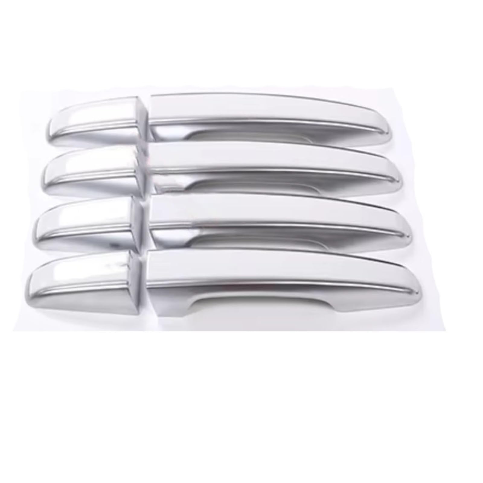 FVOIRSS Outer Door Handle Compatible with Land for Rover for Discovery Sport 2015-2023 for 5 2017-2023 Car Side Outside Exterior Comfort Access Door Handles(White Silver)
