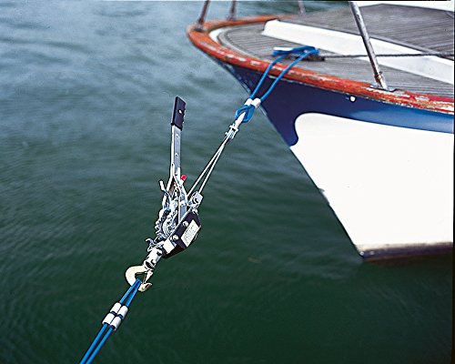 Kerbl Seilzug mit Ratsche Hand Power Puller (360° drehbarer geschmiedeter Stahlhaken mit Sicherheitslasche, Seillänge 3 m) 37117