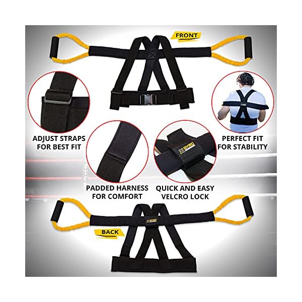 GYRO-FITNESS-Shadow-Boxer-Pro-Boxing-Resistance-Bands-Set-for-Shadow-Boxing-Comes-with-Ankle-Cuffs-Ideal-Addition-to-Your-Home-Boxing-Equipment GYRO FITNESS | Shadow Boxer Pro | Boxing Resistance Bands Set for Shadow Boxing, Comes with Ankle Cuffs | Ideal Addition to Your Home Boxing Equipment