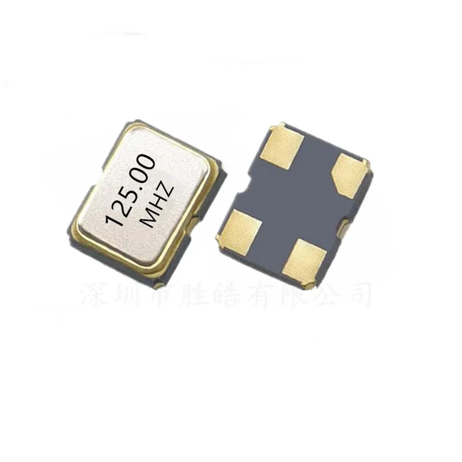 (5 pezzi) Oscillatore a cristallo attivo SMD 3225 125 MHz 4P