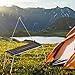 harayaa Camping Folding Table Portable Table Camping Furniture with Light Pole Wood Table for Outdoor Garden Travel Cooking Picnic, Beech