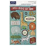 Karen Foster Design Acid and Lignin Free Scrapbooking Sticker Sheet, It's A Zoo Out There