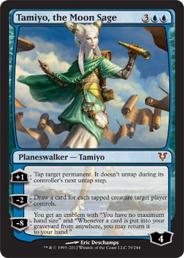 Amazon.co.jp: MTG 英語版 AVR-EN079 Tamiyo, the Moon Sage 月