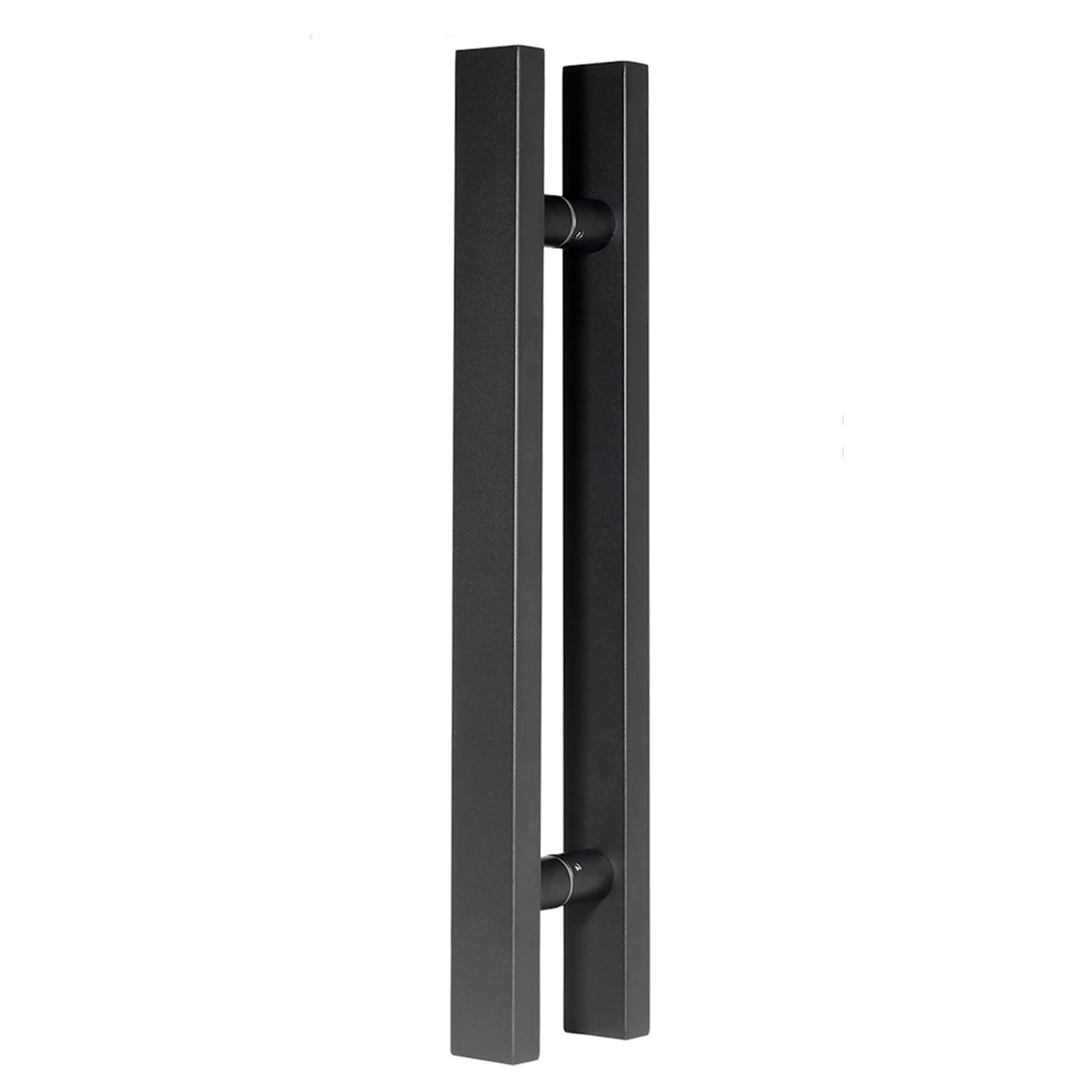 Adgcfkop Dark Gray Shower Door Handle, Door Handle Sliding Door Handle Pull Push,Stainless Steel Hardware Set With Install Fitting Industrial For Interior Exterior Sheds Bathroom(,40Cm/15.7In)