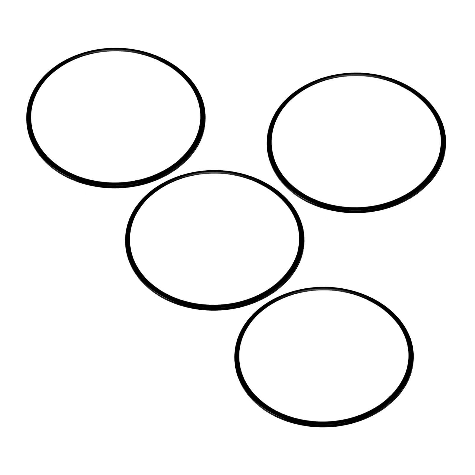 Generic Anello Salvacerchi, Copertura Protettiva Antigraffio - Protezione a 360° per Cerchi 16 Pollici - Universale per Tutti i Veicoli, Design Elegante (BLACK)