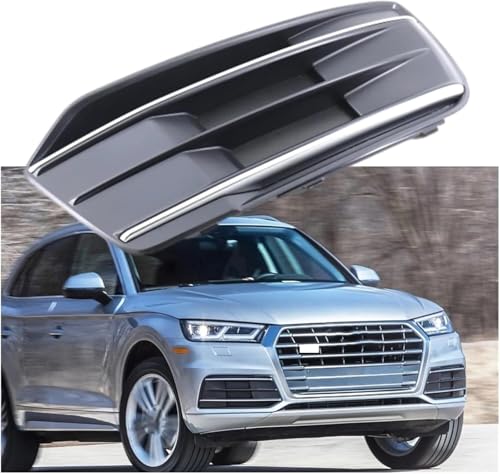 Rejilla de lámpara antiniebla premium para coche Q5 2018-2020, diseño elegante de doble puente 7