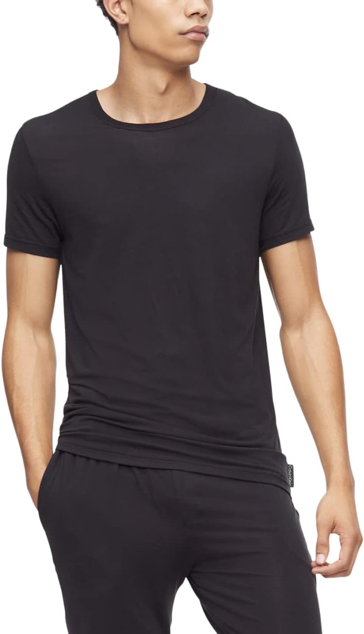 Calvin KleinMen's Ultra-Soft Modern Modal Lounge Crewneck T-Shirt Undershirt