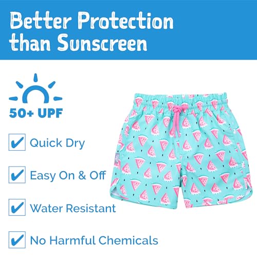Image of JAN & JUL UV Swim Shorts and Long Sleeve UV Shirt for Toddlers