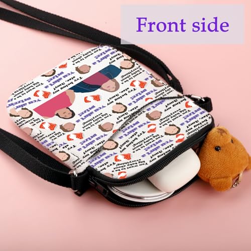 1000 TV Show Sister Inspired Crossbody Bag Try Being My Size Amy Sister Fans Pound TV Series Purse Wallet Bag3